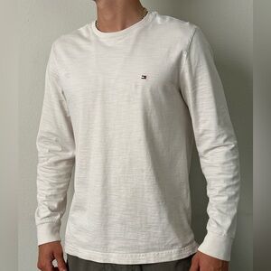 Tommy Hilfiger Medium Cream Long Sleeve